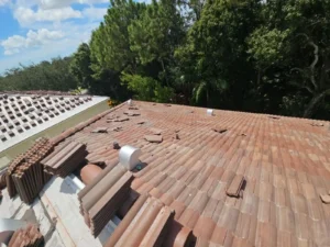 Commercial tile roof installation in Tamarac Broward County Florida for office buildings and commercial properties, durable clay and concrete tile roofing system designed for long-term performance and weather resistance